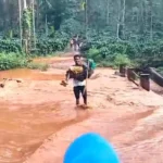 ಭಾರಿ ಮಳೆ, Heavy rain: Bridges flooded in Chikkamagalur